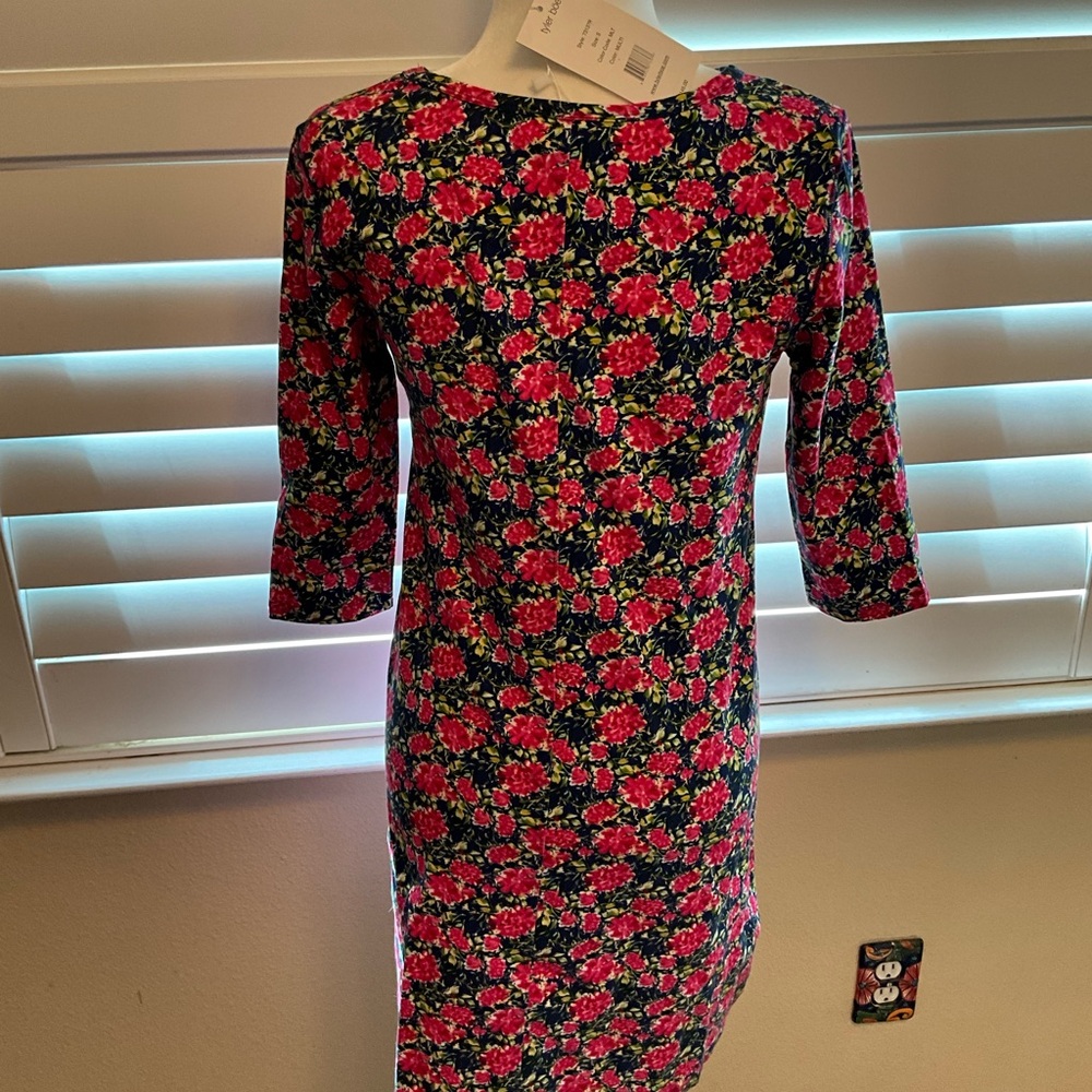 Tyler Boe Pink and Green Floral Dress NWT Small - Picture 3 of 6